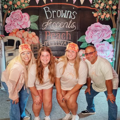 Peach Festival photo wall